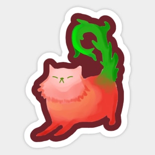 Pinky Cute Kitten Sticker